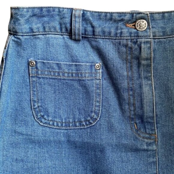 Y2K maxi pencil light denim jeans skirt - Picture 12 of 14